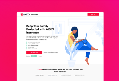 AKKO Family Plan ecommerce web