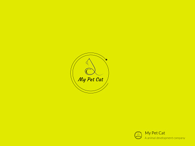 Cat Logo Design ai design animal logo branding cat logo graphic design logo logo inspiration minimal logo minimalistic design minimalistic logo pet logo unique logo