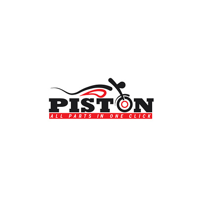 Piston Logo design bike logo dasignateddesign designateddesign graphic design logo logodesign masumbhuiyan