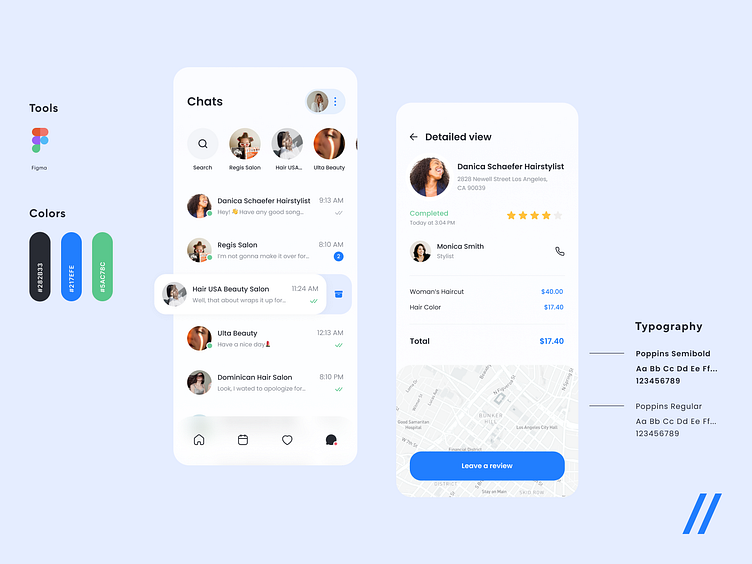 Beauty Salon Appointment Service by Kristina Spiridonova for Purrweb UI ...