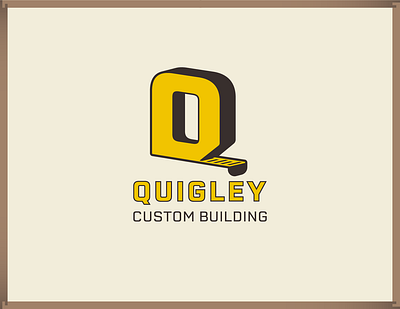 Quigley Custom Building branding design graphic design identity logo vector