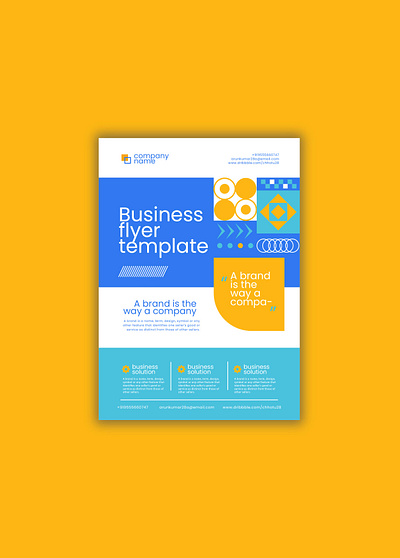 Business Flyer illustration