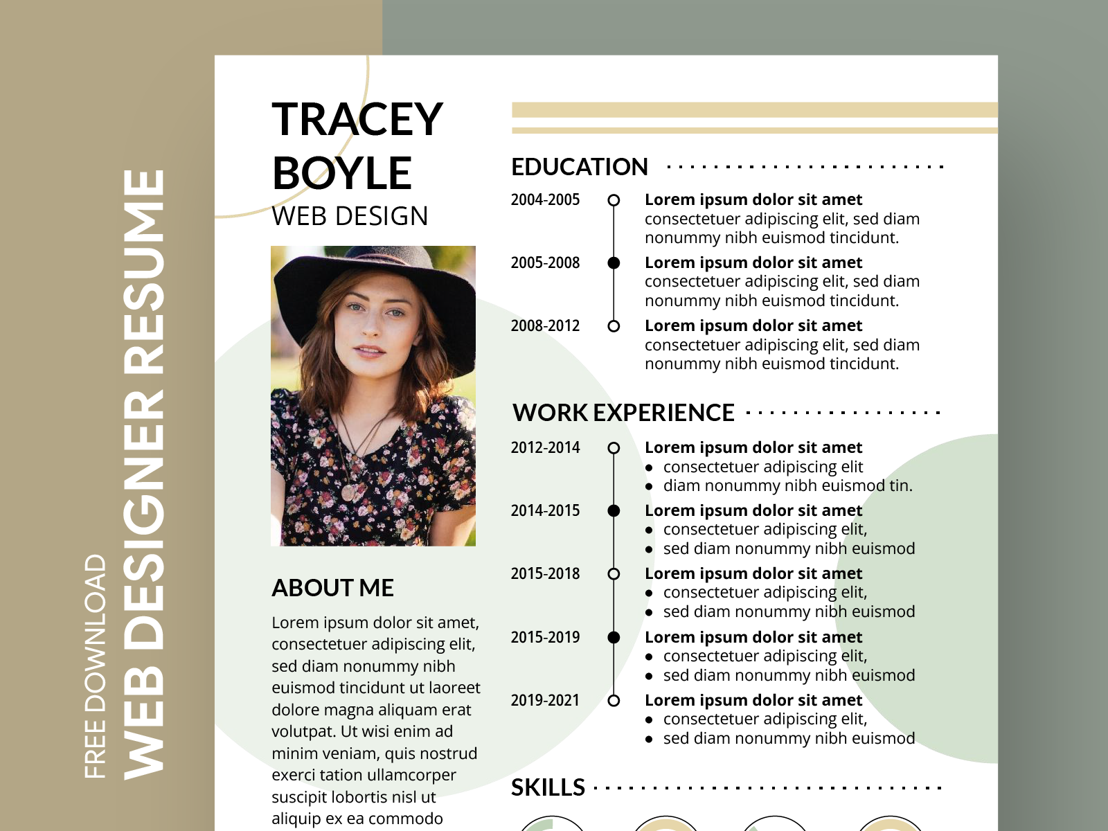 Web Designer Resume Free Google Docs Template by Free Google Docs