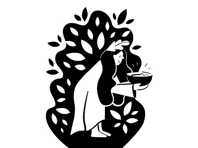 Give your hands to serve and your hearts to love. illustration