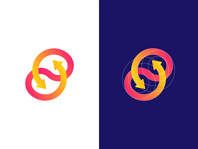 S+Arrows abstract s letter abstract s logo arrow logo brand identity business logo colorful logo design gradient logo gradient s logo illustration logo logo design modern lettering modern logo modern s logo s letter design s letter logo s with arrows