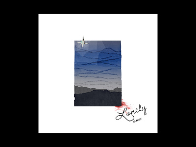 Lonely (Cover) abstract album art album cover art cover art design photoshop poster poster design psd single art visual design