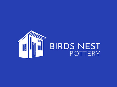 Birds Nest Pottery branding design graphic design logo