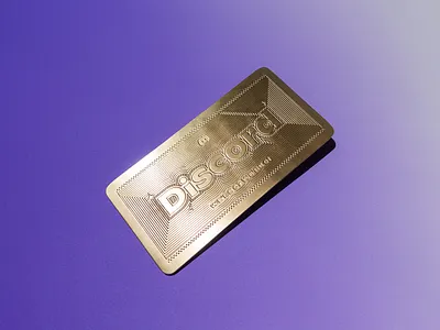 Discord 6th Birthday Gold Bar award design discord gold gold bar merch