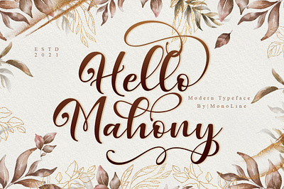 Hello Mahony Script Font