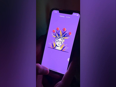 Interfaceless Tiktok animation app design interface protopie ui