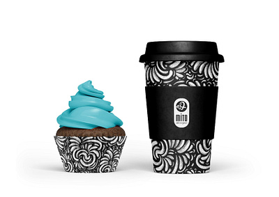 Product Packaging Design and Pattern Design black branding cake graphic design logo love pattern design product packaging design red