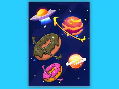 Doughnut Planet illustration