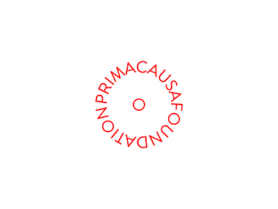prima causa branding identity logo typography