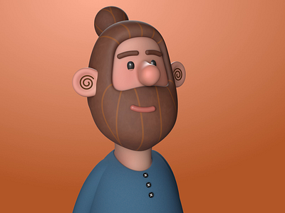 3d Self Portrait 3d 3d character 3d design 3d dude 3d guy 3d man animation character character animation character design character pose digital design happy man low poly low poly model man bun motion graphics pose self portrait