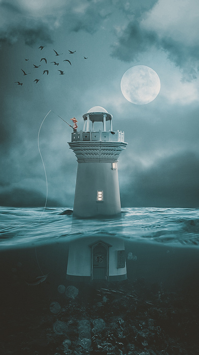 Surreal art 3d art creative design graphic design photomanipulation