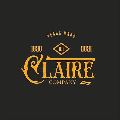 Claire logotype branding creative design design graphic design illustration logo logodesign logotype vector