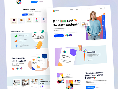 Best Product Designer Landing Page brand designer creative designer homepage interface landing page mobileapp productdesigner startup uidesign uxdesign web design webappdevelopment website website design