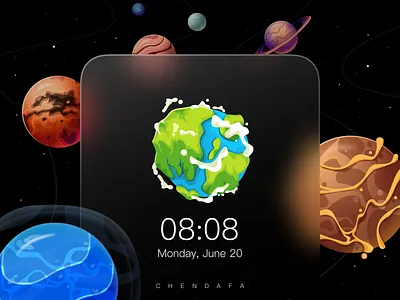 Solar system series branding design icon illustration logo sketch typography ui ux vector