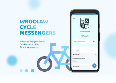 Bicycle Messengers Mobile App android figma messenger app mobile app ux app ux ui mobile