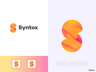 Modern Letter S Branding abastact brand design brand identity branding logo logo logo design modern logo