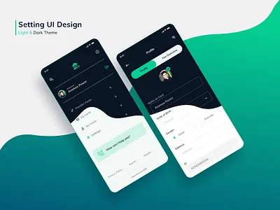 Card Setting UI Design 2021 bank card daily ui 07 dailyuichallenge landing page landing page design new design ui uidesign uiux