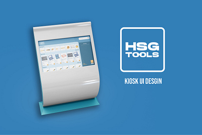 HSG TOOLS - KIOSK UI DESIGN branding design graphic design kiosk ui ui design ux