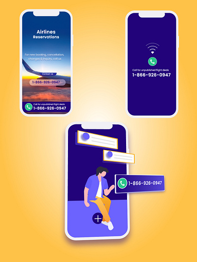 Call app animation app design call app ui design graphic design minimal typography ux vector