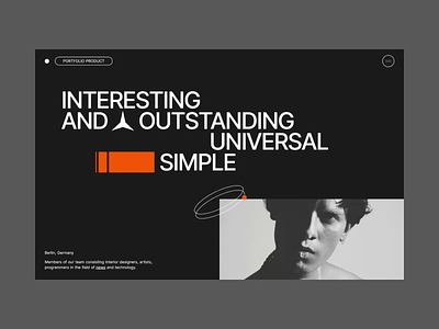 Universal - Website Creating concept creating design designer landing page minimalist modern portfolio timelapse ui ux web design website