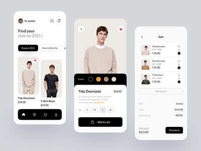 Clothes Online shop Mobile Apps Exploration app branding clothes apps design exploration fashion apps fashion store man fashion man wearing mobile application mobile apps online shop shopping apps ui ui design