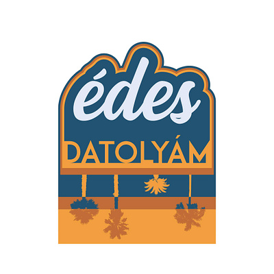 Édes Datolyám logo concept