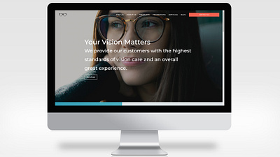 Optician Website web design