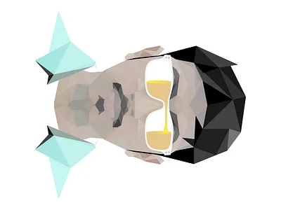 Time is Gold affinity designer clock dust gold illustration sand clock time timer