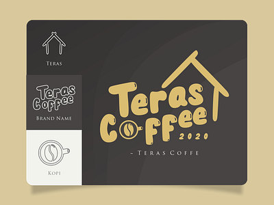 Logo Design : Teras Kopi branding graphic design logo