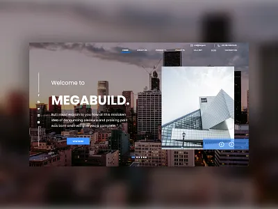 Website Design: Construction Company agency branding construction design landing page ui ui design website website ui