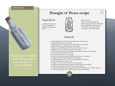 Daily UI Challenge 040 - Recipe daily ui dailyui dailyuichallenge design ui ui design uidesign