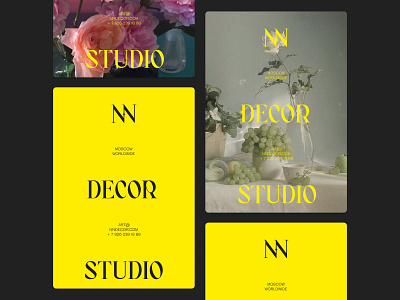 NN DECOR art branding design logo minimalistic photography web