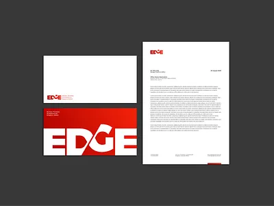 EDGE | Stationery Design branding design logo stationery