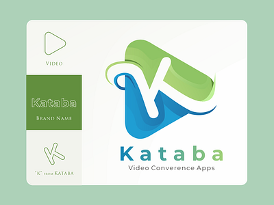 Logo Design : Kataba Video Converence Apps branding graphic design logo re design