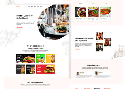 Restaurants website design app ui design chef app clean design clean ui delivery app eat ecommerce food delivery food order food website restaurant restaurant website resurand ui ui design web website ui