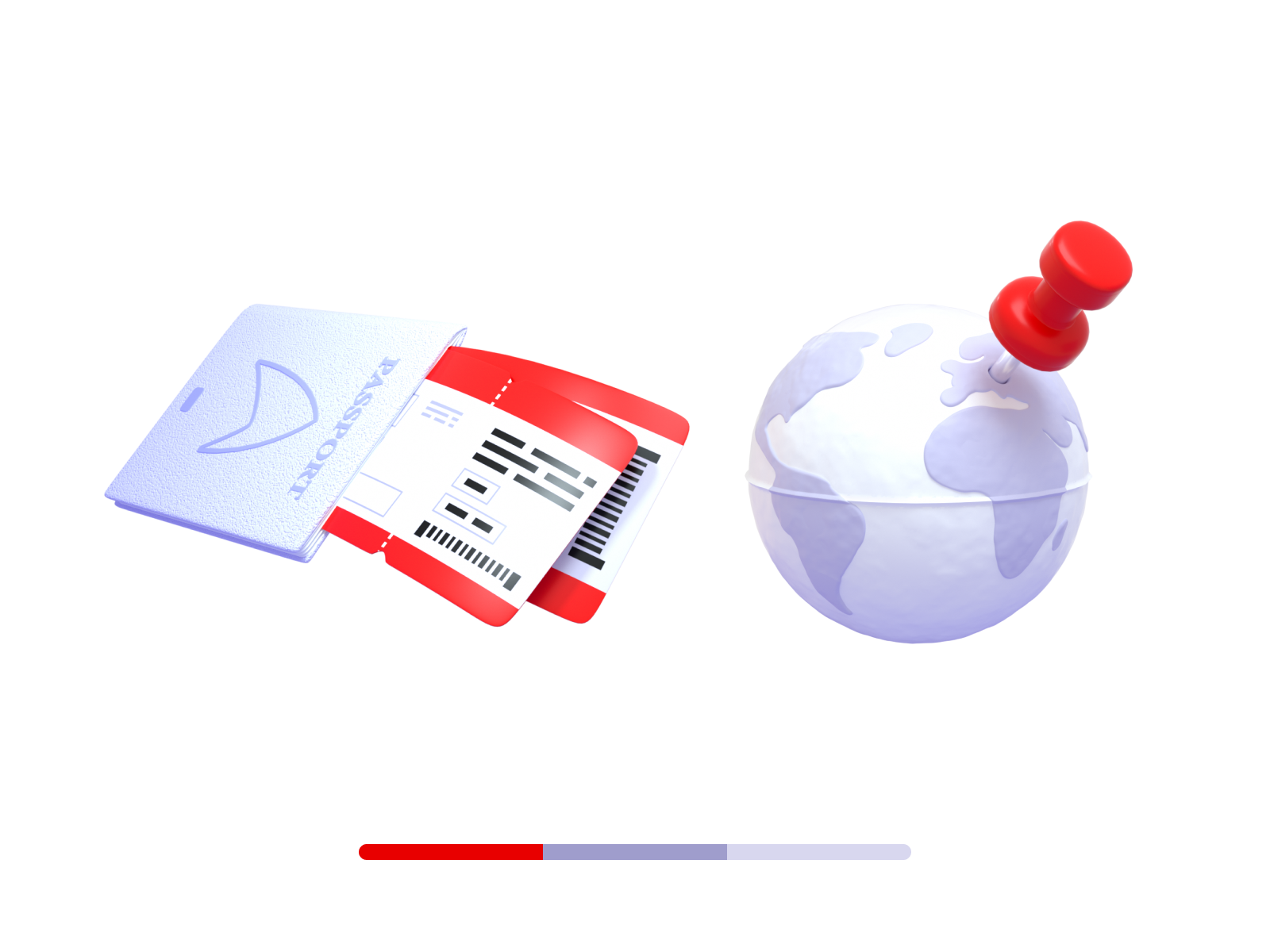 Example of Travel #2 Boarding Pass, Globe