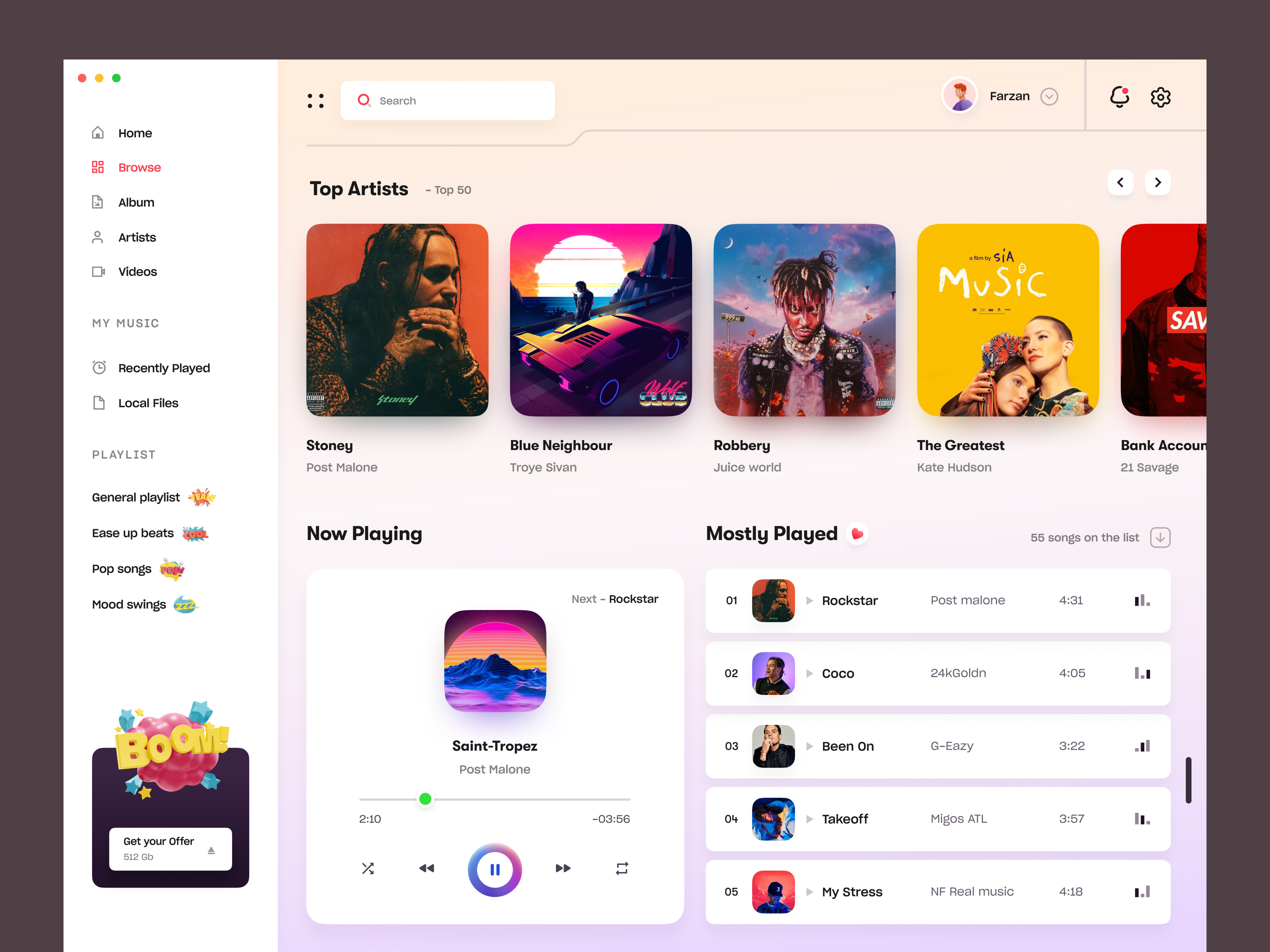 Example of Web Application Design