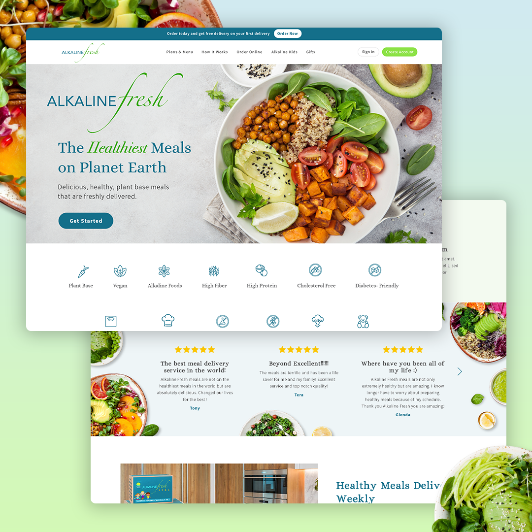 Example of Landing Page Design