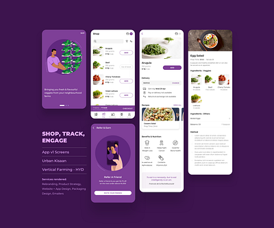 UrbanKisaan | App V1 design ui ux