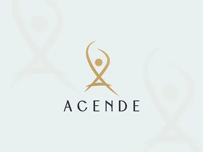 ACENDE COMPAY LOGO - Letter A - Dancing Logo - Human art brand branding design designer graphicdesign graphicdesigner illustration logo logodesign logodesigner logos