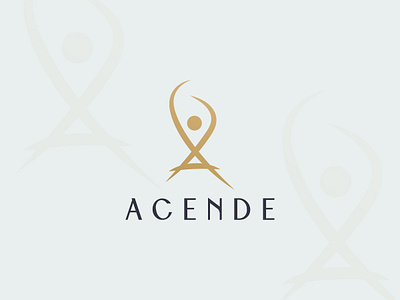 ACENDE COMPAY LOGO - Letter A - Dancing Logo - Human art brand branding design designer graphicdesign graphicdesigner illustration logo logodesign logodesigner logos