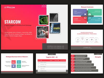 Corporate Presentation for Investors clean concept design graphic investor minimal power point presentation theme ui