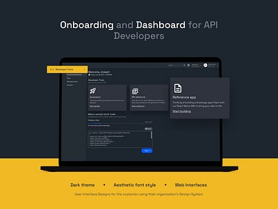 Project Alpha dasbaord onboarding ui ux