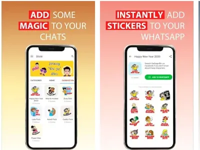 Garbage Bin Stickers for WhatsApp (WAStickerApps) android app branding graphic design