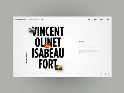 La Société des Monteurs branding design identity typography ui website