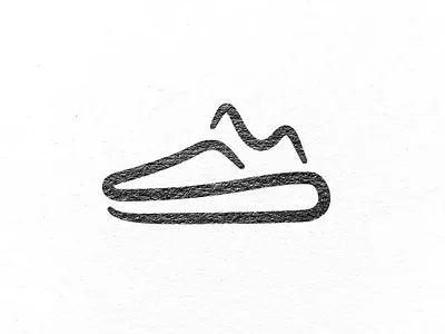 The logo design I made for sneakermarket.io minimallogo onelinelogo sneakerillustration sneakerlogo